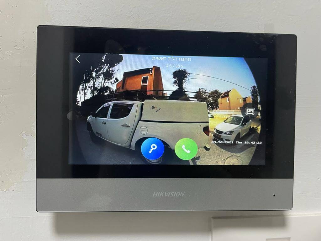 מסך אינטרקום ביתי